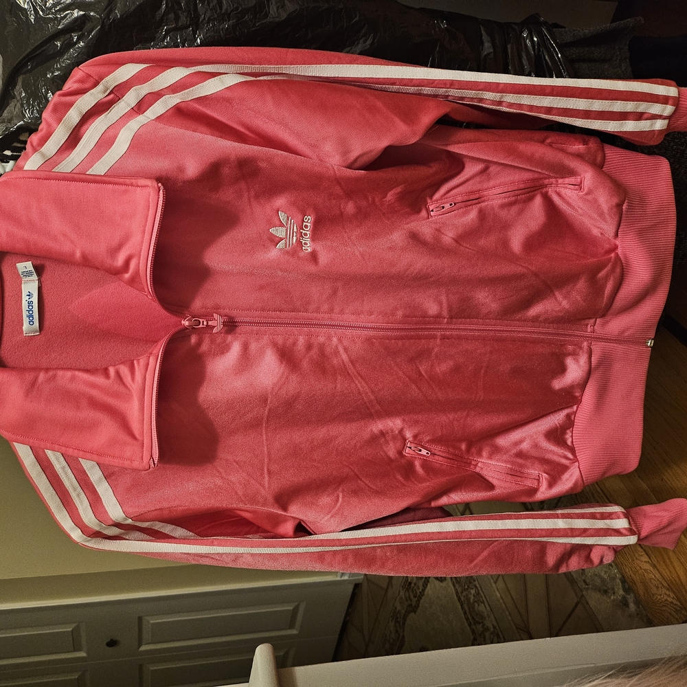 Adidas Women's Pink Track Jacket